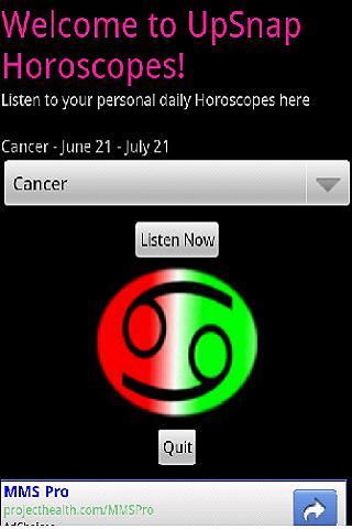 Daily Horoscope Reader截图1