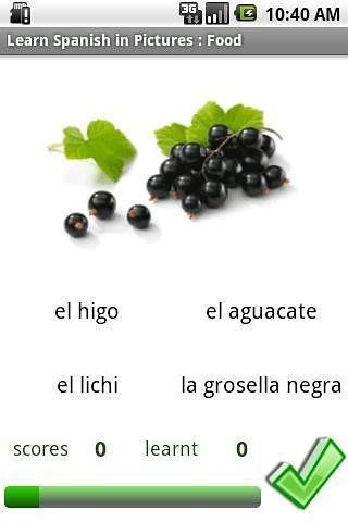 Spanish in Pictures Food截图1