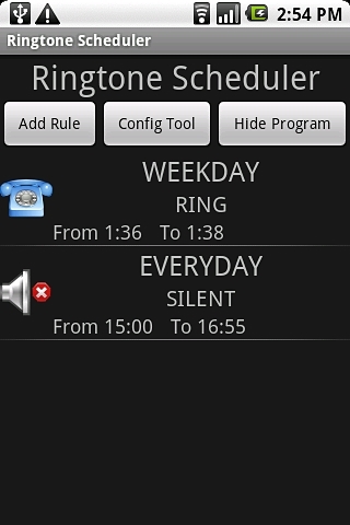 Ringtone Scheduler截图2