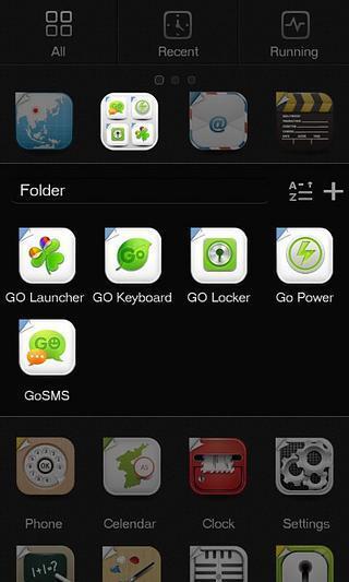 X-Until GO Launcher Theme截图3