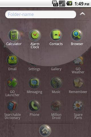 Crystal GO Launcher EX theme截图3