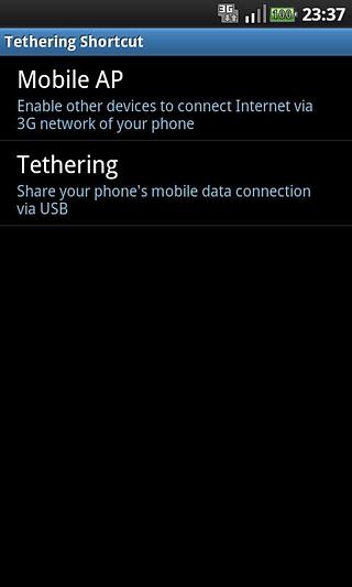 Tethering Shortcut截图3