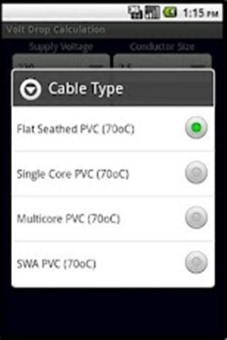 电压下降计算器截图3