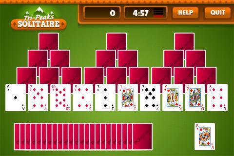 Tri Peaks Solitaire Free +截图1