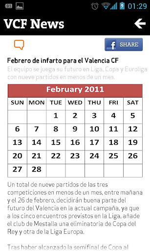 Valencia C.F. News截图3