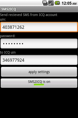 sms2icq截图2