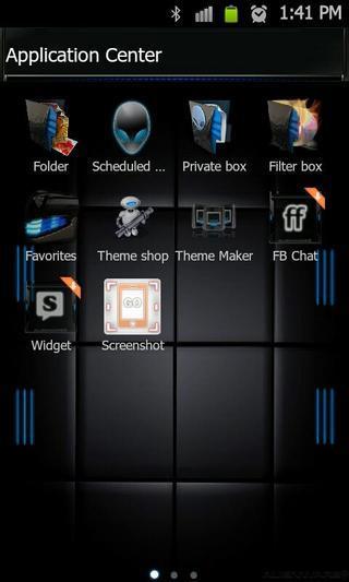 Alienware Theme Go SMS截图1