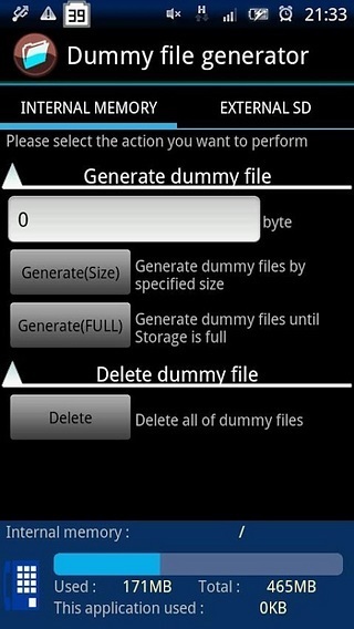 Dummy file generator截图2