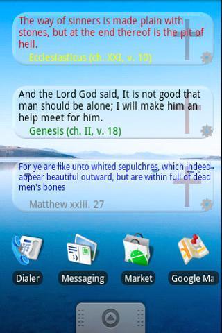 Bible Quote Widget Demo截图2