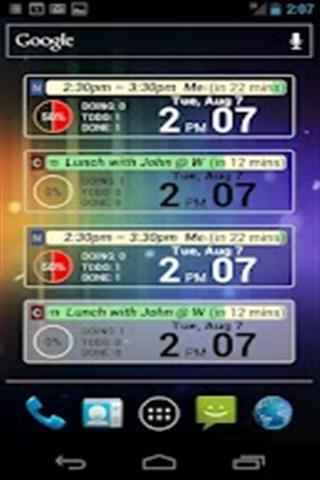 SU Agenda Clock Lite截图1