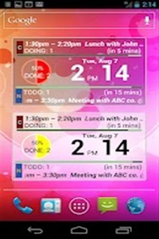 SU Agenda Clock Lite截图2