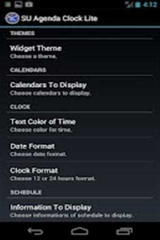 SU Agenda Clock Lite截图8