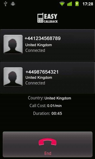 EasyCallBack - 3G及無線呼叫截图1