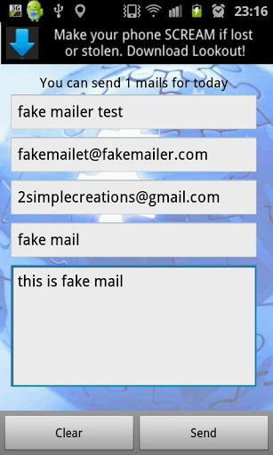 Fake Mailer截图2