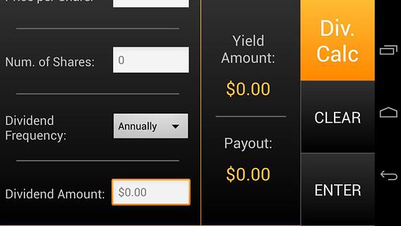 Dividend Calculator截图3