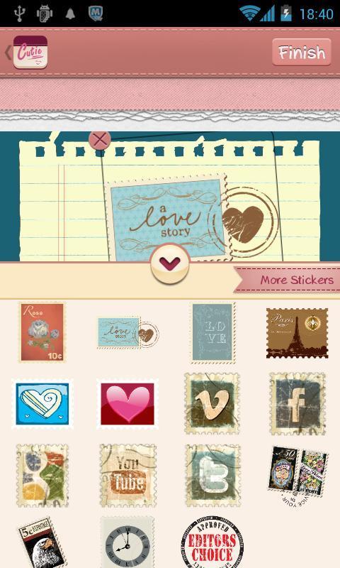 Stamp Sticker Pack for Textcutie截图2