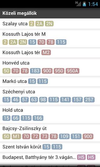 Budapesti menetrend截图10