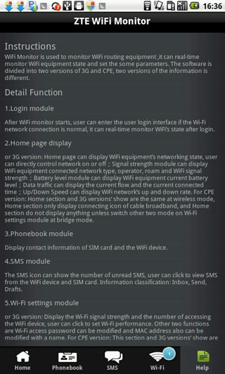 ZTE WiFi Monitor截图8