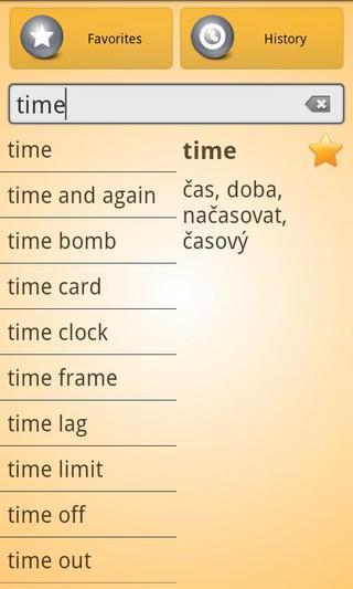 EN-CZ Dictionary截图2