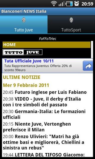 Bianconeri NEWS Italia截图4