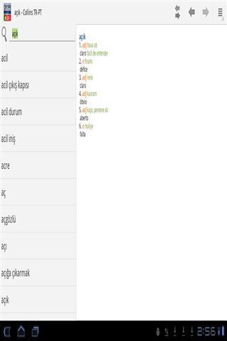 葡萄牙-土耳其迷你词典截图1