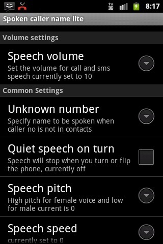 Spoken caller name lite free截图3