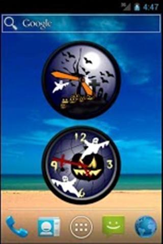 Halloween Clock Widgets截图3