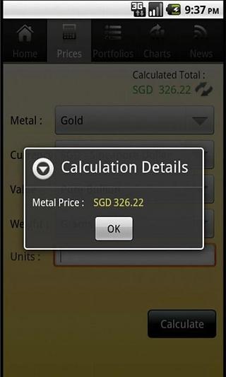 Gold Bullion Tracker Promo截图1