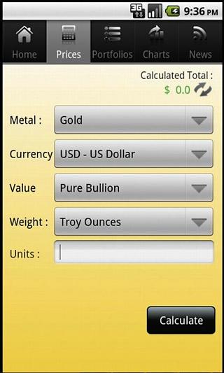 Gold Bullion Tracker Promo截图5