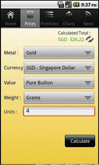 Gold Bullion Tracker Promo截图6