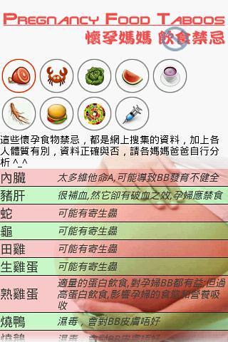 怀孕妈妈饮食禁忌截图1