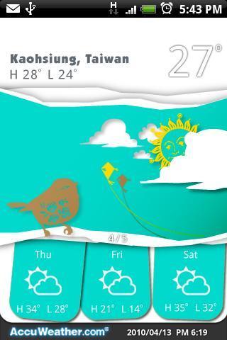 9s-Weather ThemePlus(剪纸)截图1