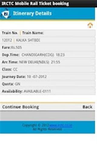 IRCTC Rail Ticket booking app截图6