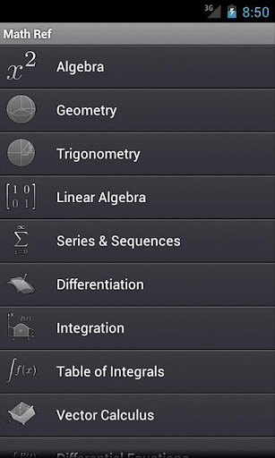 数学公式Math Ref截图1