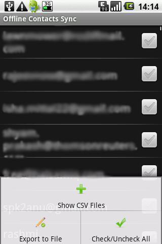 Offline Contacts Sync截图2