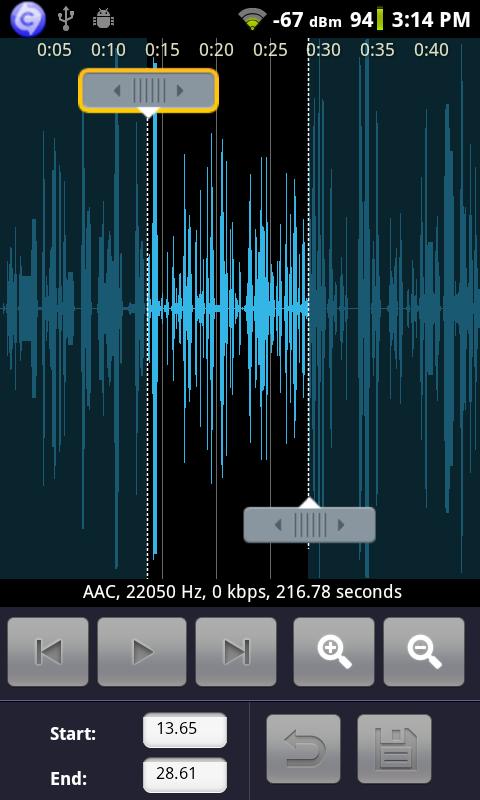 Android Audio Editor截图6