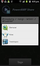 PowerAMP Share Widget截图2