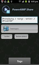PowerAMP Share Widget截图5