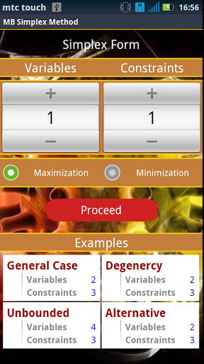 Simplex Method Solver截图1