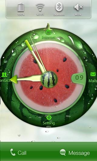 MXHome Theme WatermelonWatch截图2