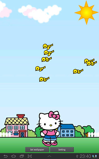 HD Hello Kitty Sunny Day截图2