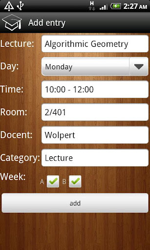 Timetabler Class Schedule截图3