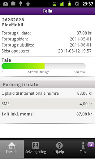 Telia Selvbetjening截图2