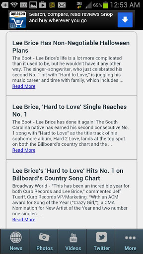 Lee Brice Fan App截图4