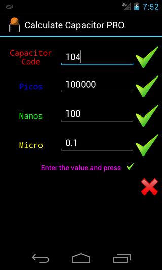 Calculate Capacitor PRO截图3