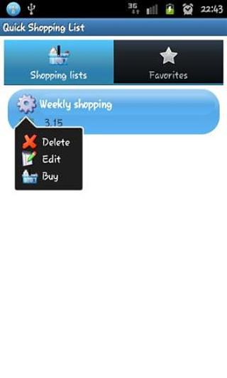 快速购物清单截图1