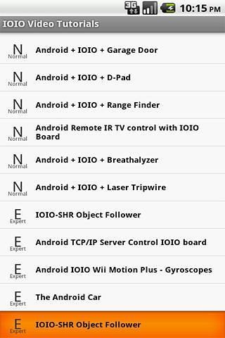 IOIO Android Tutorials截图2