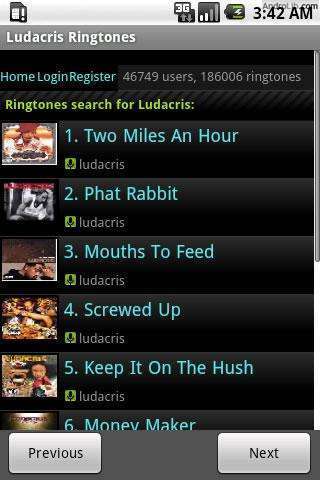 Ludacris铃声截图2