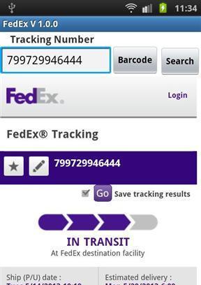 FedEx Track and Trace截图2