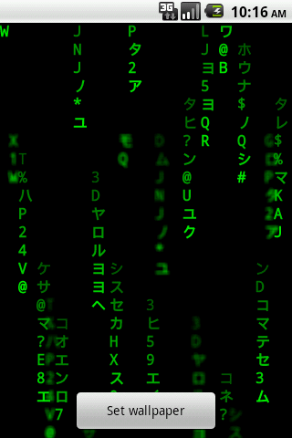 Matrix动态壁纸截图1